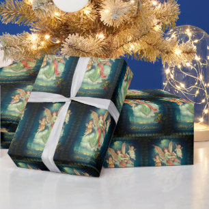 Cadeau anges vintages en papier