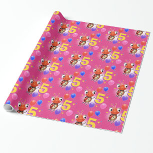 Cadeau Anniversaire Garçon ou fille de 5 ans Papier d'emb