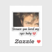 Cadeau autocollant pour yeux