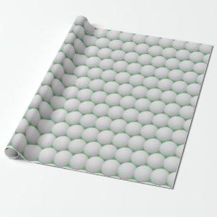 Cadeau Balls de golf Résumé Design Enveloppement Papier R