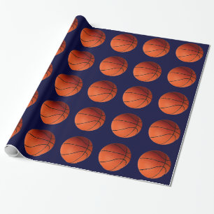 Cadeau Basket Basket Orange & Bleu Papier d'enveloppement