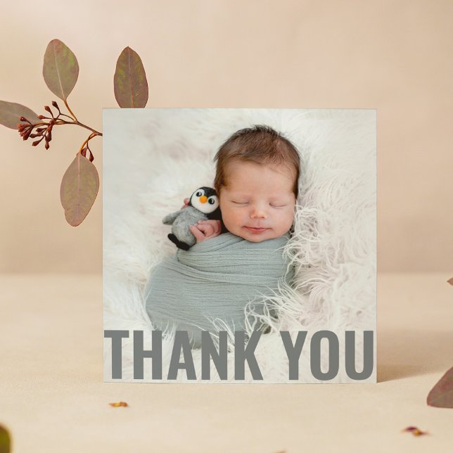 Cadeau bébé Merci moderne Baby shower nouveau-né (Créateur téléchargé)