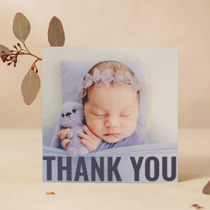 Cadeau bébé Merci moderne Baby shower nouveau-né