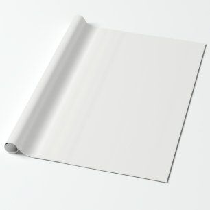 Cadeau Bébé Poudre Blanc Plain Solide Papier d'enveloppem