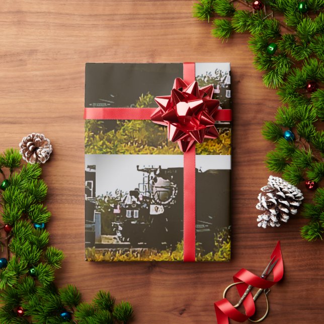 Cadeau Big Boy No. 4014 Papier d'enveloppement de train (Cadeau de vacances)