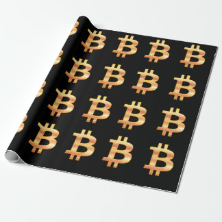 Cadeau Black Bitcoin Vendredi Papier à envelopper