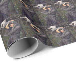 CADEAU BOREAS JOHN WILLIAM WATERHOUSE ART WRAPPER PAPIER