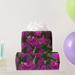 Cadeau Bougainvilliers roses, Papier à envelopper