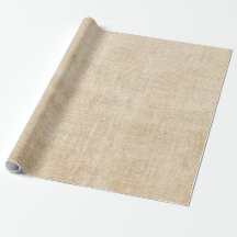 Burlap Rustic Kaki Tan Wrapper Papier