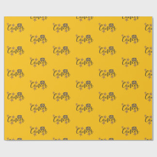 Cadeau Cancer Étoile Papier d'enveloppement des signes Ar