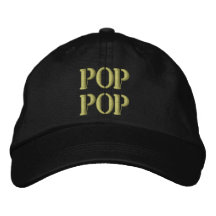 Cadeau Casquette Brodé Grand-Père Pop Pop
