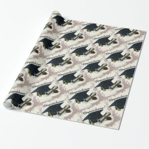 Cadeau Casquette d'obtention du diplôme et papier