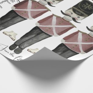 Cadeau Casse-noix Soldats et papier d'enveloppement de pa