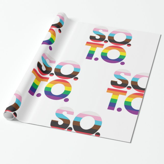 Cadeau Chanter du papier d'emballage (Déroulé)