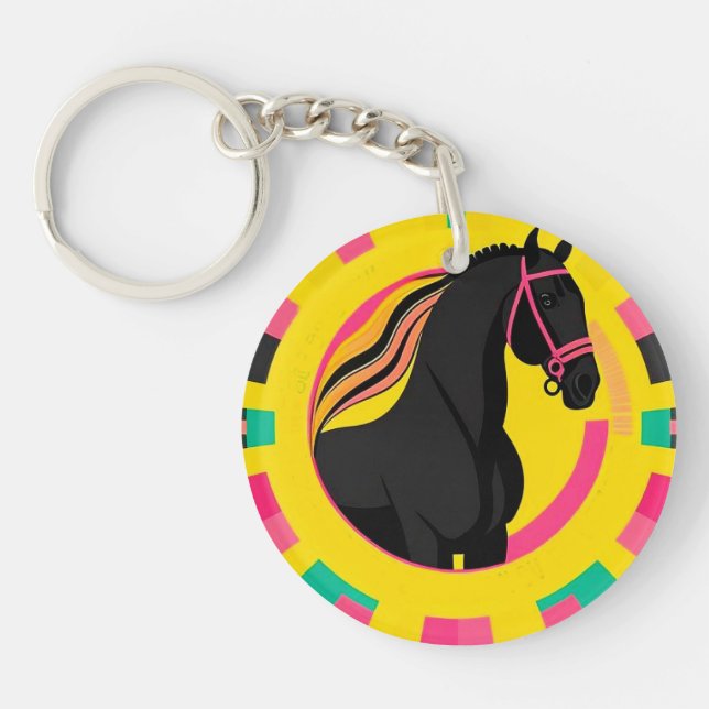 🖤 Cadeau Cheval Noir pour la vie équestre 🖤 (Devant)