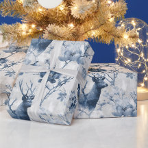 Chinoiserie papier washi hiver | Cerf & Rose d'hiv