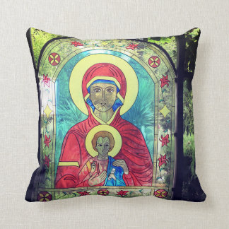 Cadeau chrétien, coussin orthodoxe de photo d'art