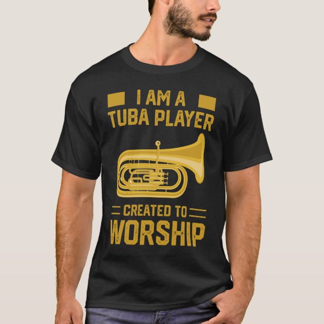 Cadeau chrétien de T-shirt de fanfare de joueur de (Devant)