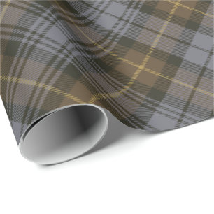 Cadeau Clan Gordon Papier à enveloppement Tartan Patiné