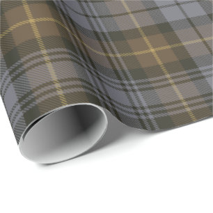 Cadeau Clan Gordon Papier à enveloppement Tartan Patiné
