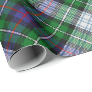 Cadeau Clan MacKenzie Robe Tartan Papier enveloppant