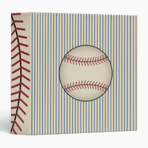 Cadeau Classeur de baseball Vintage bleu