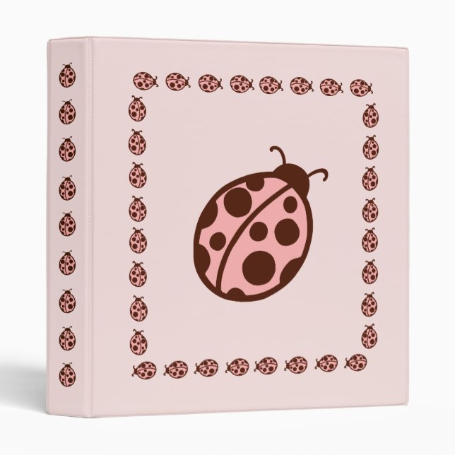 Cadeau Classeur de la bibliothèque Ladybug (Devant/Côté)