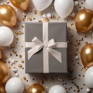 Cadeau Classic Batch Taupe foncé Papier à envelopper Beig