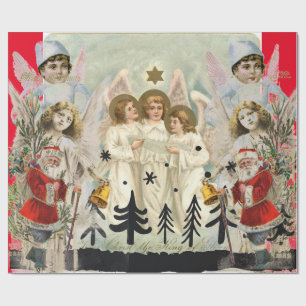 Cadeau Collage original Papier à enveloppement d'Angel d