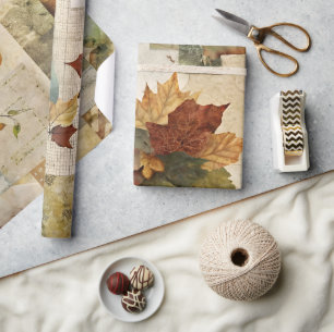 Cadeau Collage papier d'automne 03