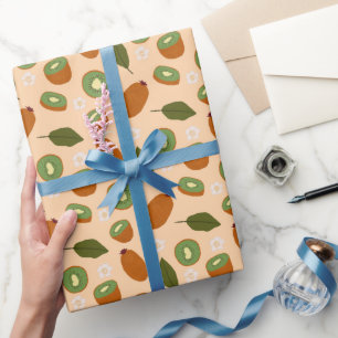 Cadeau Collection de Motifs de paniers de fruits - Papier