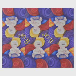 Cadeau Conception artistique papier d'emballage Joie