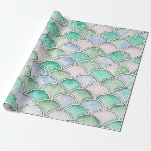 Cadeau Conception des pétoncles à bulles sur papier d'e