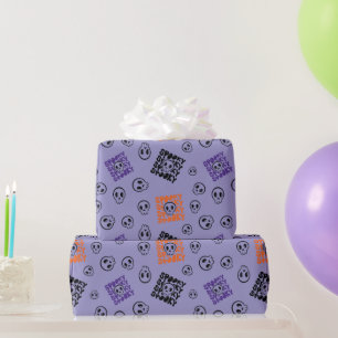 Cadeau Crânes déplaisants Papier enveloppant d'Halloween 