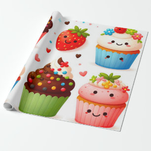 Cadeau Cupcakes Papier à écrêter