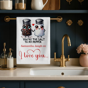 Cadeau d'amour ludique Serviette de cuisine person