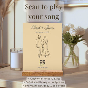Cadeau d'anniversaire code QR de notre chanson min