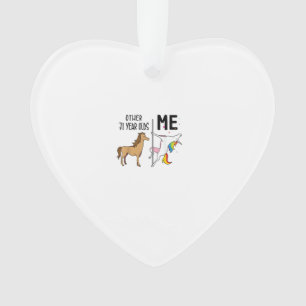 Cadeau d'anniversaire d'autres licornes de 71 ans