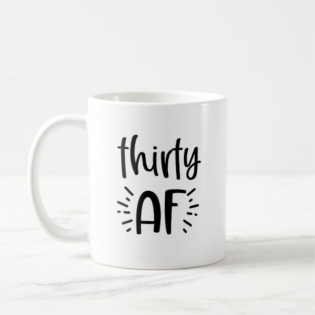 Cadeau d'anniversaire drôle de tasse de café de (Gauche)