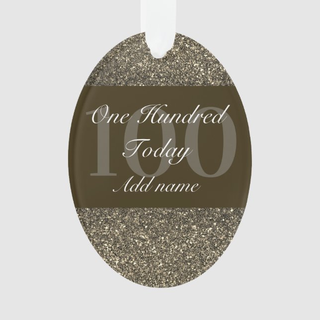 Cadeau d'anniversaire personnalisé spécial 100e (devant)