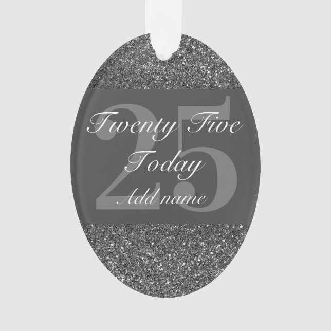 Cadeau d'anniversaire personnalisé spécial 25e (devant)
