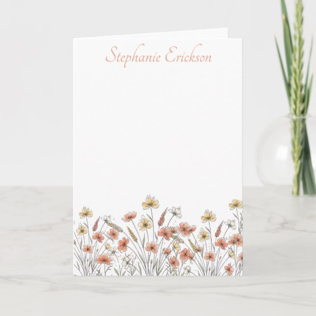 Cadeau d'appréciation de l'enseignant Flore de fle (Devant)