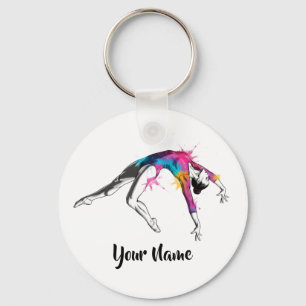 Cadeau d'art acrobatique personnalisé - Porte-clés