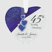 Cadeau de 45e anniversaire de mariage Saphir 3
