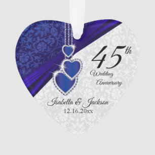 Cadeau de 45e anniversaire de mariage Saphir 3