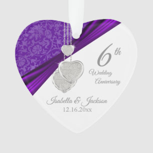 Cadeau de 6e anniversaire de mariage Améthyste