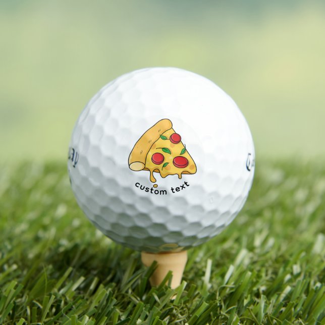 Cadeau de balle de golf à design de pizza personna (T-shirt Insitu)