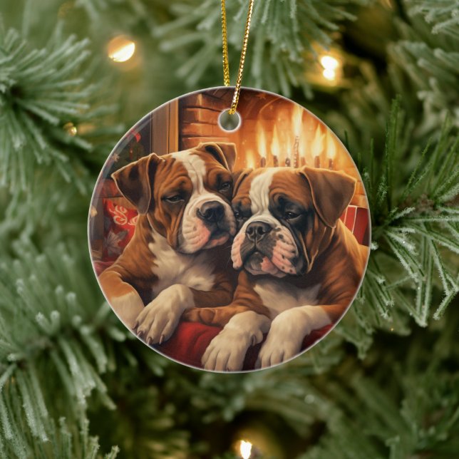 Cadeau de boîte, Ornement de Noël, Cadeau pour ani (Arbre)