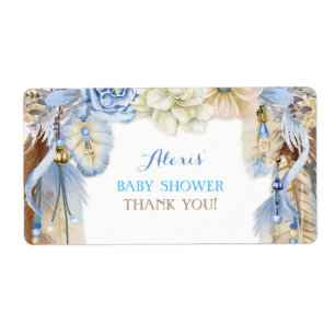 Cadeau de Bouteille d'Eau Attrape-Rêve Boho Merci