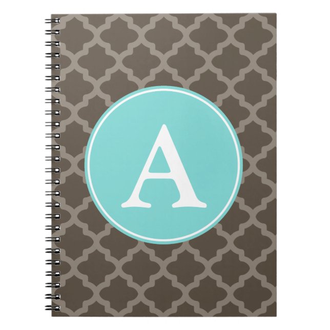 Cadeau de Carnet de bureau personnalisé Monogram S (Devant)